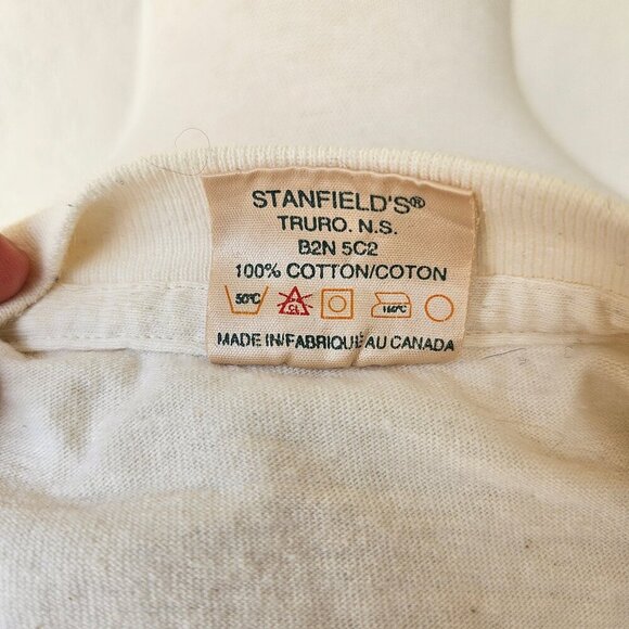 VTG 80s Single Stitch Native American Eastern Woodland Publishing Fishing Tshirt - Picture 8 of 9